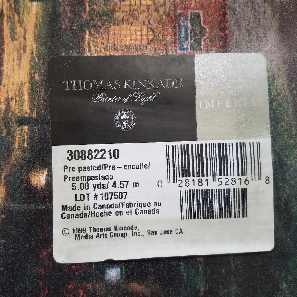 Wallpaper Border Thomas Kinkade Lamplight Inn